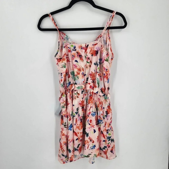 NSR‎ Women's Teddi Floral Blouson Strappy Dress In Multi Size M NWT - Picture 3 of 12